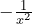 -\frac{1}{x^2}