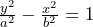 \frac{y^2}{a^2} - \frac{x^2}{b^2} = 1