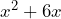 x^2 + 6x