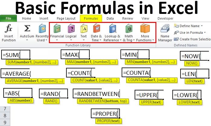 Formule fondamentali in Excel 😏