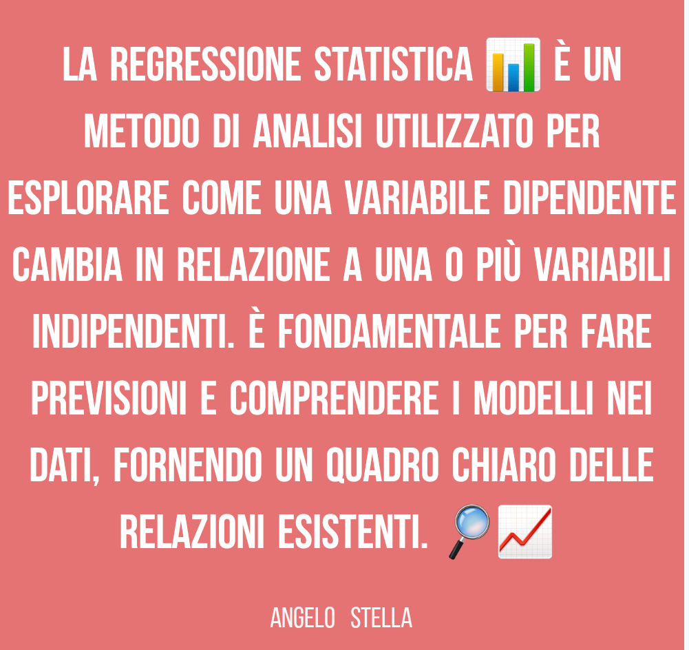 Regressione  statistica